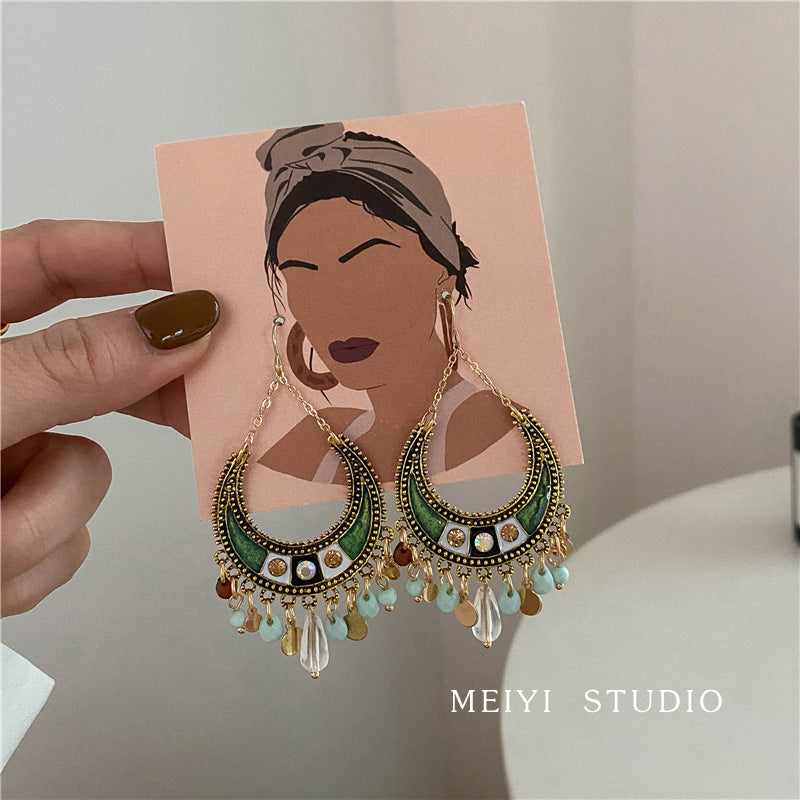 Wholesale Bohemian Vintage Alloy Earrings